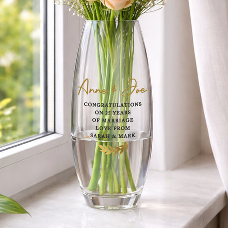 Personalised Free Text Bullet Vase - Shop At Gift Moments - 6