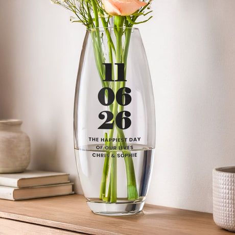 Personalised Special Date Bullet Vase - Shop At Gift Moments - 4