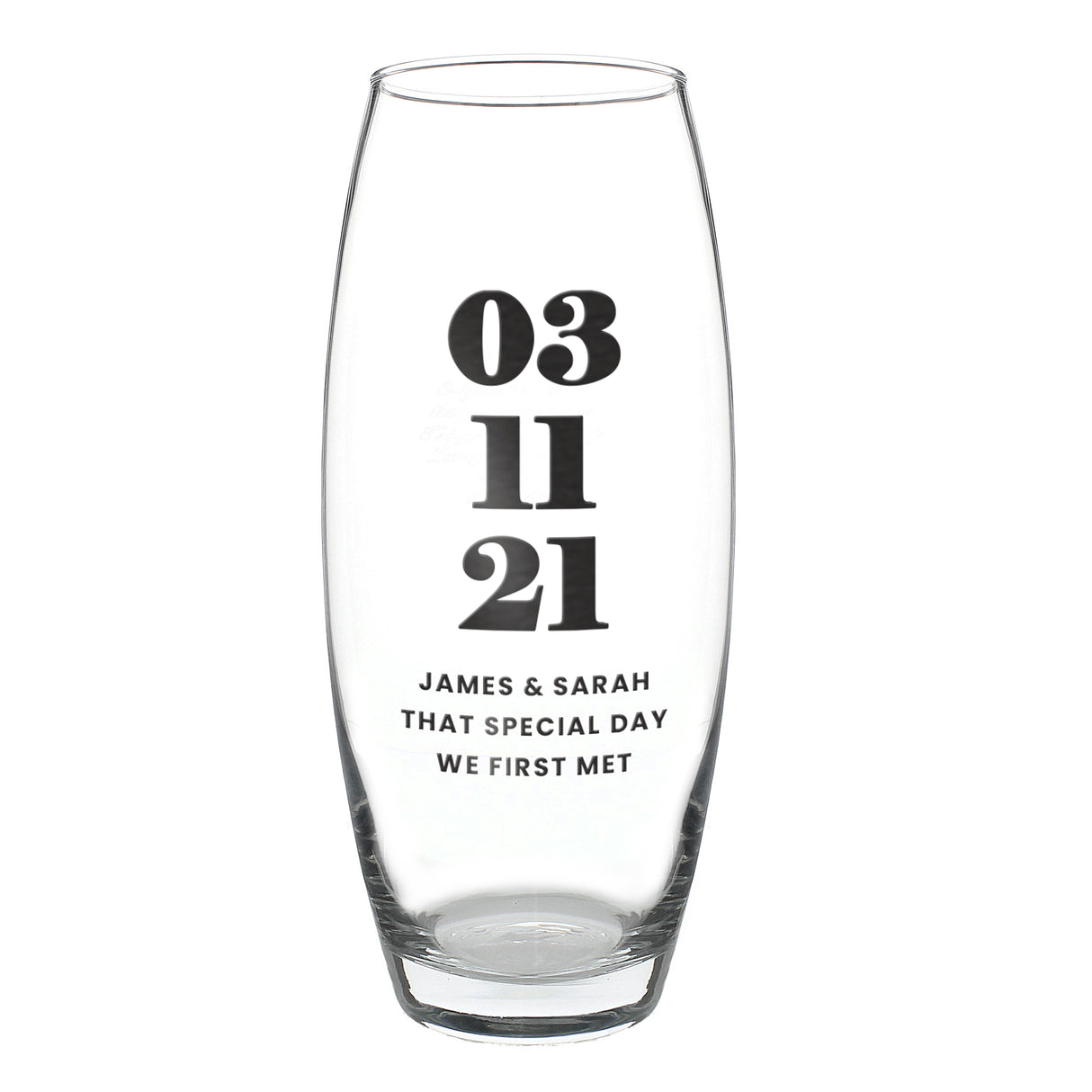 Personalised Special Date Bullet Vase - Shop At Gift Moments - 5