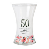 Personalised Floral Big Age Waisted Vase - Shop At Gift Moments - 5