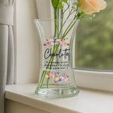 Personalised Bright Floral Waisted Vase - Shop At Gift Moments - 4