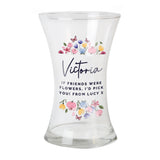 Personalised Bright Floral Waisted Vase - Shop At Gift Moments - 5