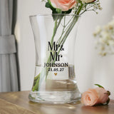 Personalised Couples Waisted Vase - Shop At Gift Moments - 1