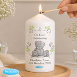 Personalised Me To You Religious Cross Pillar Candle - Shop Candles At Gift Moments - 1