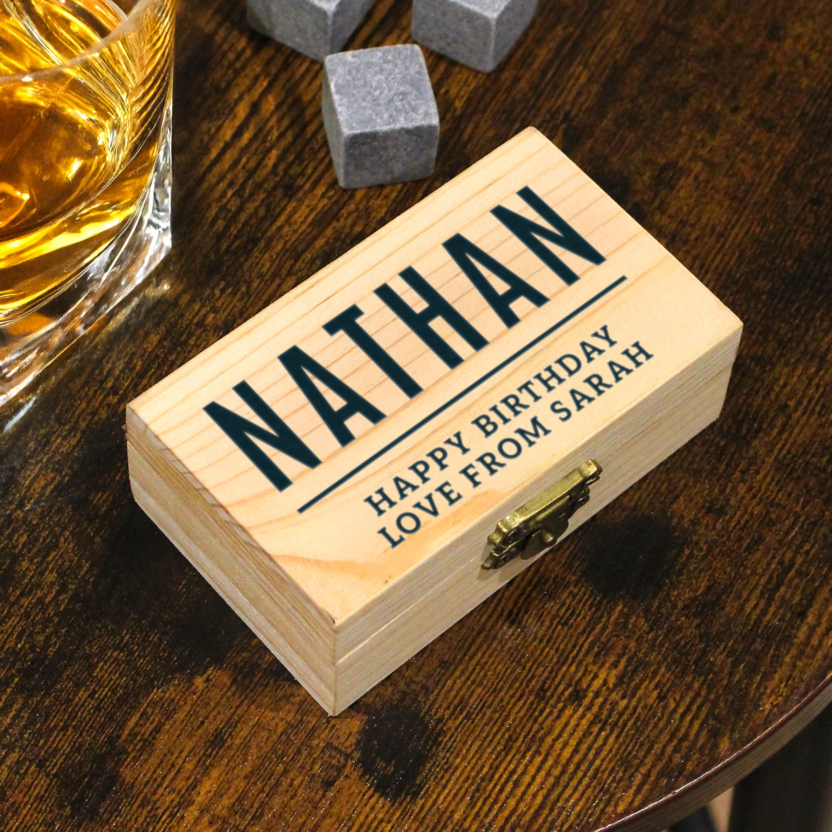 Personalised Free Text Whisky Stones - Shop At Gift Moments - 1