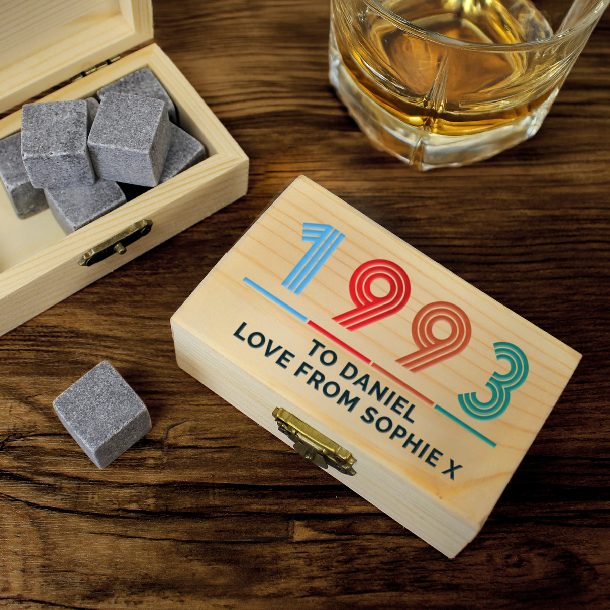 Personalised Big Age Whisky Stones - Shop At Gift Moments - 3