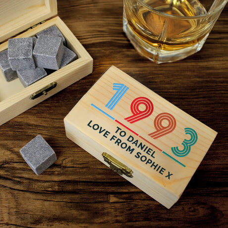 Personalised Big Age Whisky Stones - Shop At Gift Moments - 3