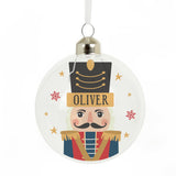 Personalised Nutcracker Christmas Glass Bauble - Shop Christmas Baubles At Gift Moments - 4