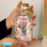 Personalised Me to You Flowery LED Light Up Jar - Shop LED Lighting At Gift Moments - 1