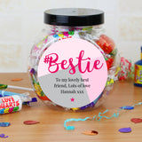Personalised #Bestie Sweet Jar - Shop Sweets At Gift Moments - 3