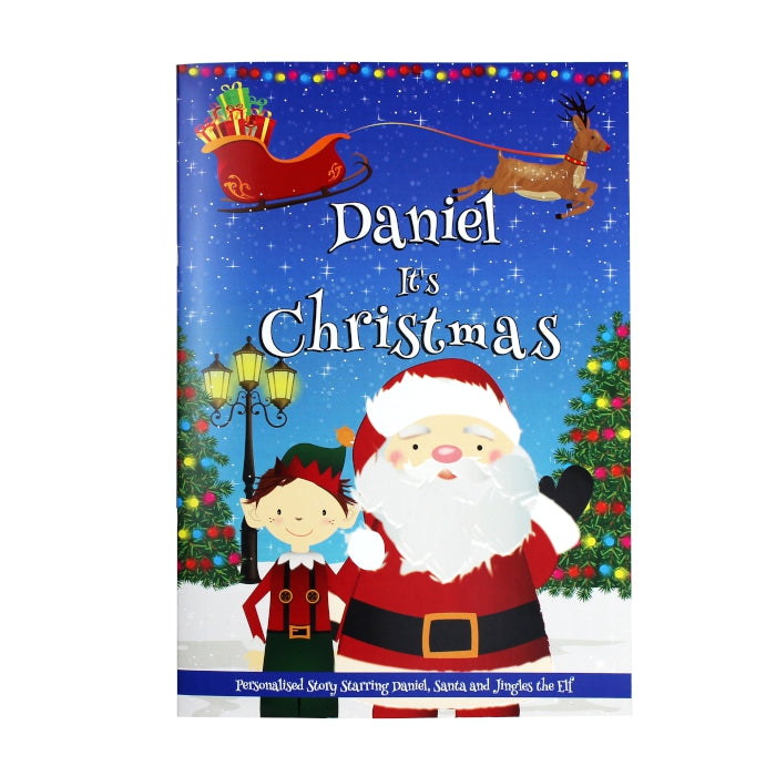 Personalised Boys ""It's Christmas"" Story Book