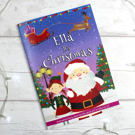 Personalised Girls ""It's Christmas"" Story Book