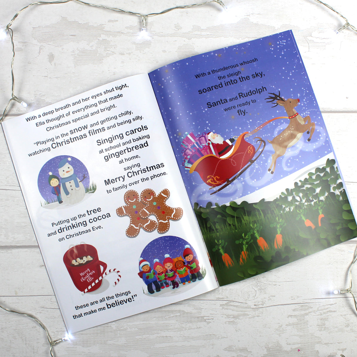 Personalised Girls ""It's Christmas"" Story Book