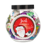 Personalised Santa Christmas Sweet Jar - Shop Sweets At Gift Moments - 4