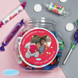 Personalised Me To You Heart Photo Upload Sweet Jar