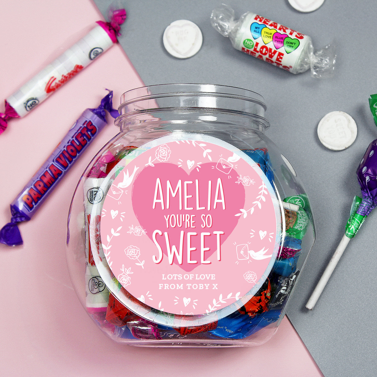 Personalised Youre So Sweet Sweet Jar - Shop Sweets At Gift Moments - 1