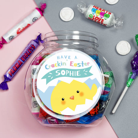 Personalised Have A Cracking Easter Sweets Jar - Shop Sweets At Gift Moments - 3