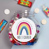 Personalised Rainbow Sweet Jar - Shop Sweets At Gift Moments - 1