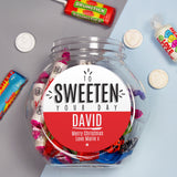 Personalised To Sweeten Your Day Sweet Jar - Shop Sweets At Gift Moments - 1