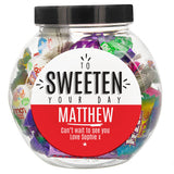 Personalised To Sweeten Your Day Sweet Jar - Shop Sweets At Gift Moments - 2