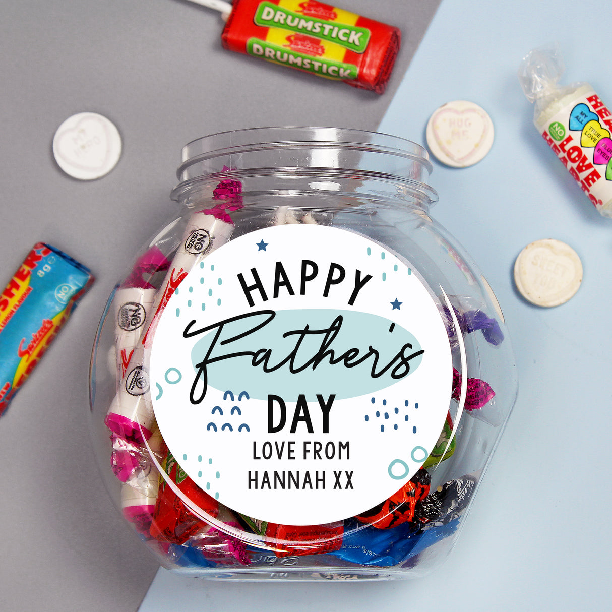 Personalised Father’s Day Sweet Jar - Shop Sweets At Gift Moments - 1