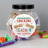 Personalised Cracking Teacher Sweet Jar - Shop Sweets At Gift Moments - 3