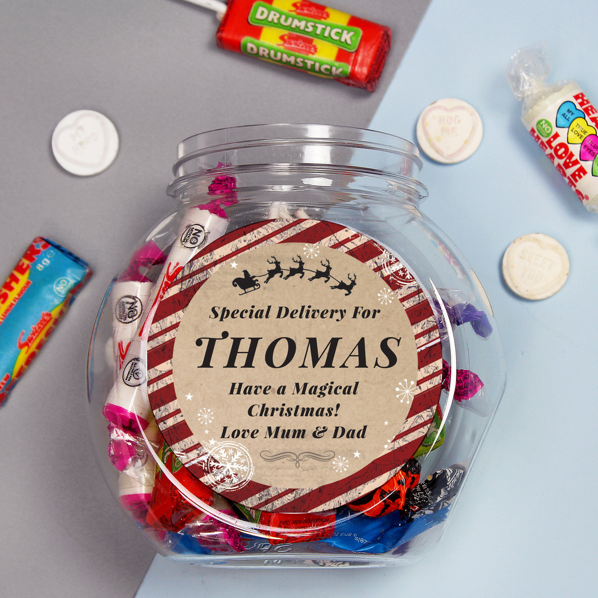 Personalised Special Delivery Sweet Jar - Shop Sweets At Gift Moments - 3