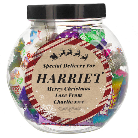 Personalised Special Delivery Sweet Jar - Shop Sweets At Gift Moments - 4