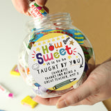 Personalised Shape Little Minds Sweet Jar - Shop Sweets At Gift Moments - 1