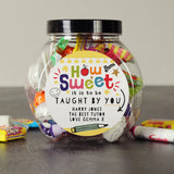 Personalised Shape Little Minds Sweet Jar - Shop Sweets At Gift Moments - 2