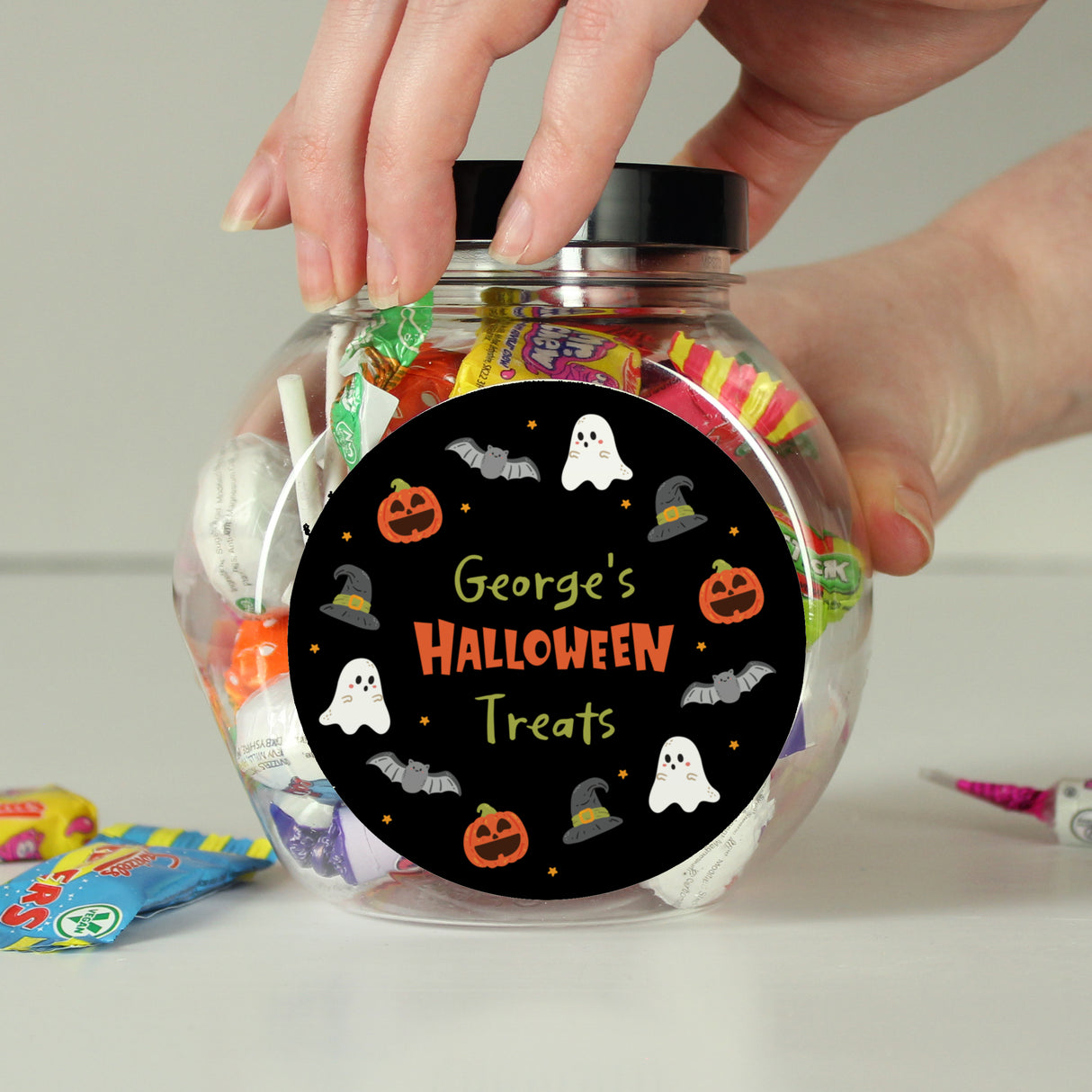 Personalised Halloween Sweets Jar - Shop Sweets At Gift Moments - 2