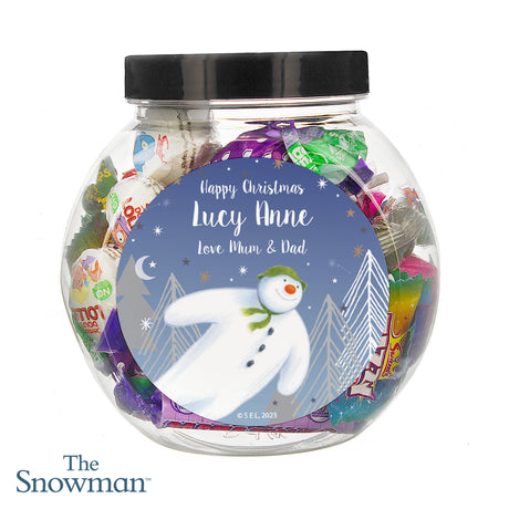 Personalised The Snowman Magical Adventure Sweet Jar - Shop Sweets At Gift Moments - 4