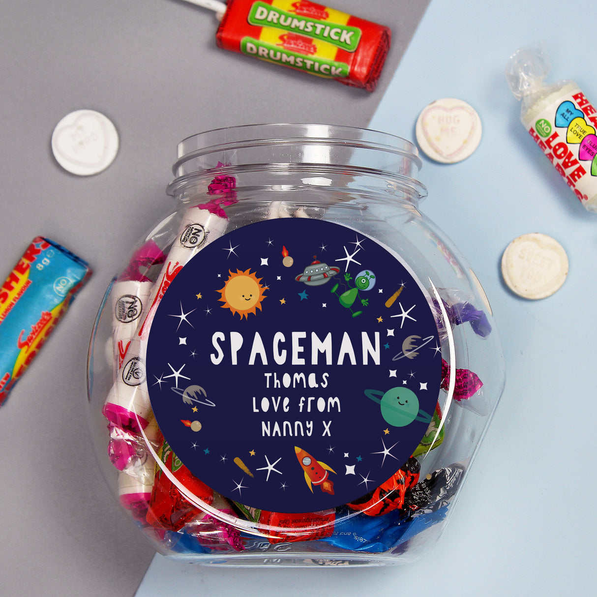 Personalised Space Sweet Jar - Shop Sweets At Gift Moments - 2