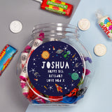 Personalised Space Sweet Jar - Shop Sweets At Gift Moments - 4
