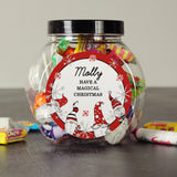 Personalised Gonk Christmas Sweet Jar - Shop Sweets At Gift Moments - 4