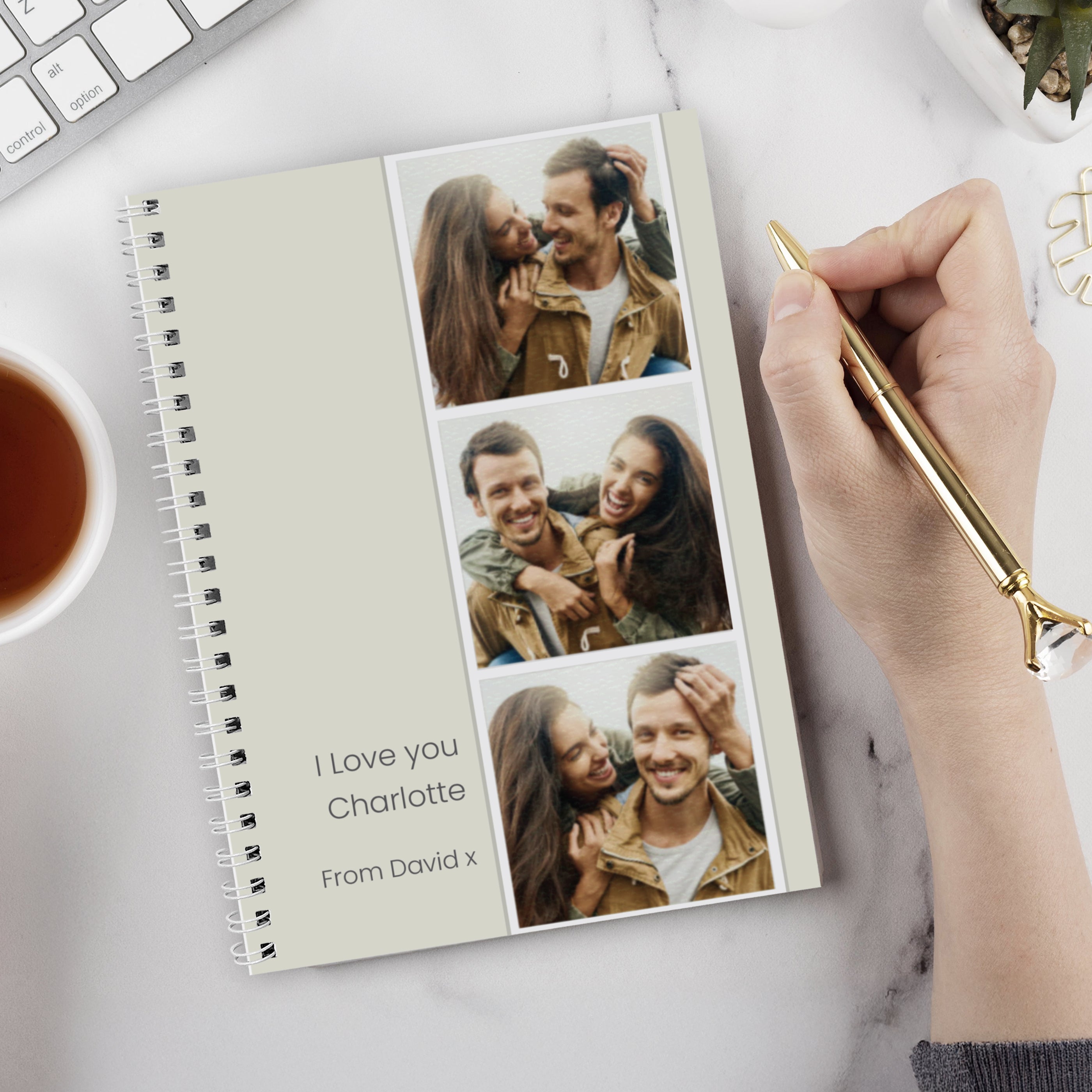 Personalised Photo Upload Strip Notebook - Shop Notebooks At Gift Moments - 4