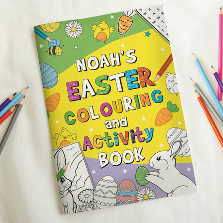 Personalised Easter Activity & Colouring Book - Shop Books At Gift Moments - 1