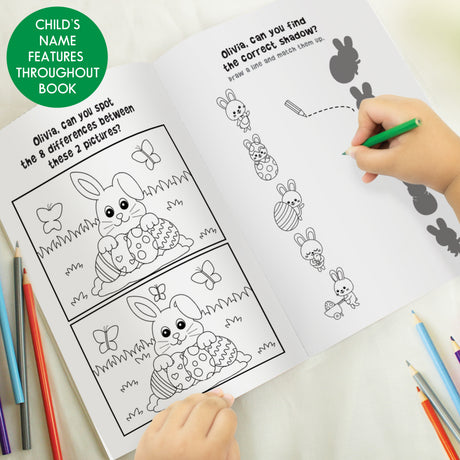 Personalised Easter Activity & Colouring Book - Shop Books At Gift Moments - 3