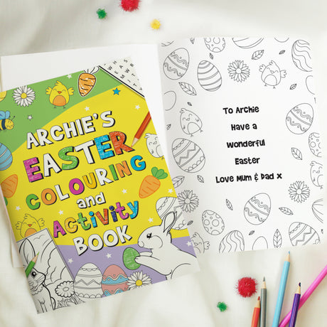 Personalised Easter Activity & Colouring Book - Shop Books At Gift Moments - 2