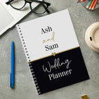 Personalised Black & Gold Inclusive A5 Wedding Planner - Shop Calendars & Planners At Gift Moments - 2