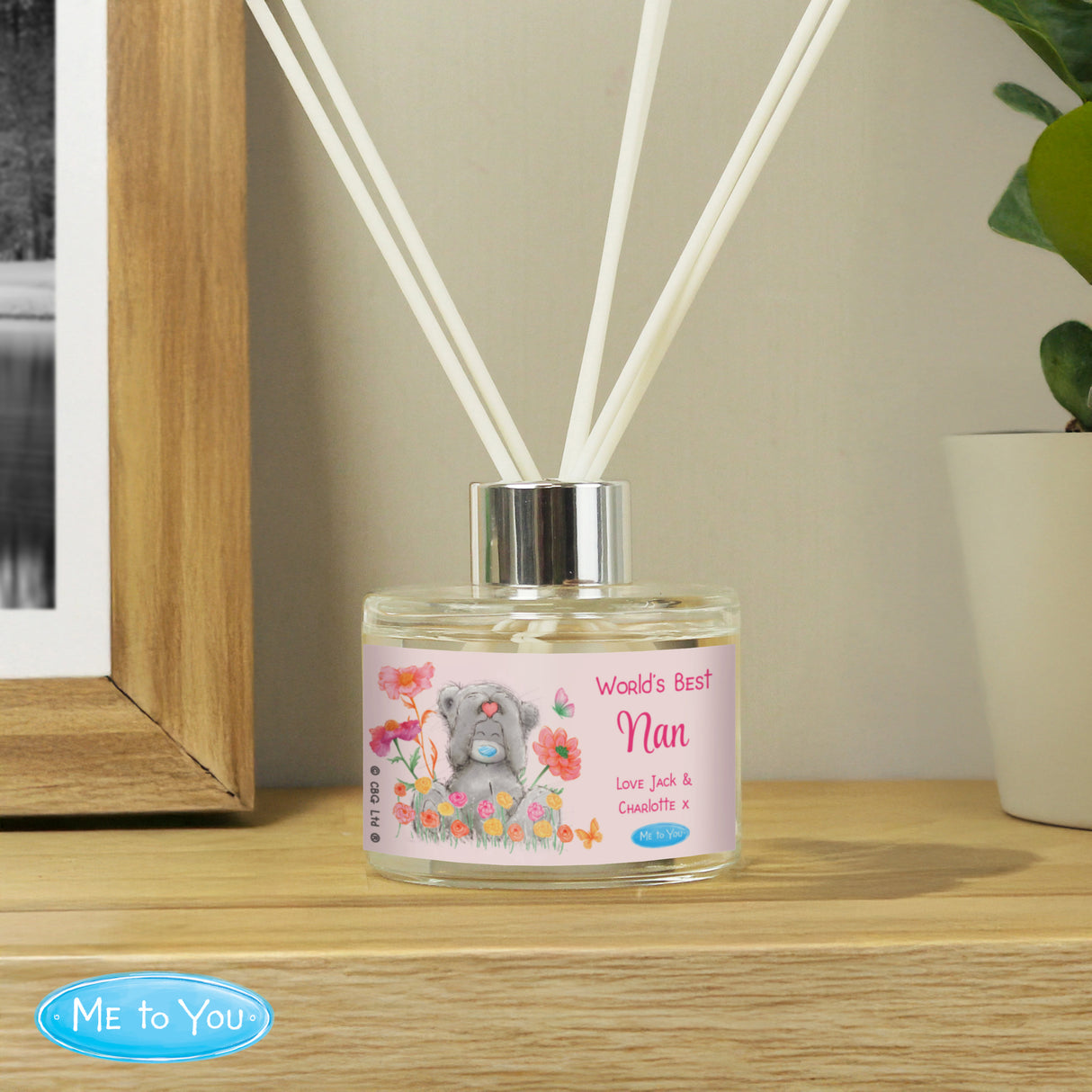 Personalised Me to You Flowery Diffuser - Shop Reed Diffusers At Gift Moments - 2
