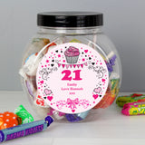 Personalised Birthday Big Age Sweet Jar - Shop Sweets At Gift Moments - 1
