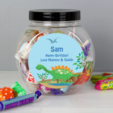 Personalised Dinosaur Sweets Jar - Shop Sweets At Gift Moments - 1