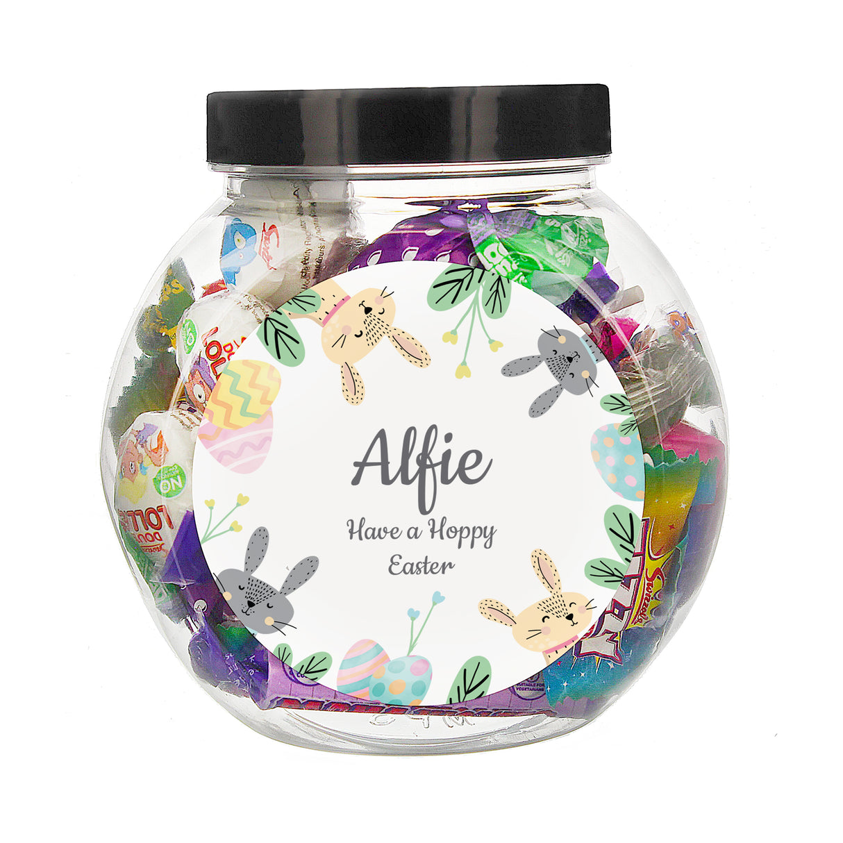 Personalised Easter Bunny Sweet Jar - Shop Sweets At Gift Moments - 4