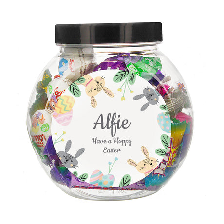 Personalised Easter Bunny Sweet Jar - Shop Sweets At Gift Moments - 4