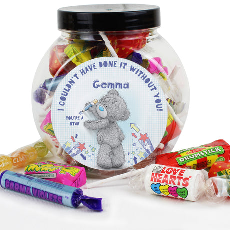 Personalised Me To You Teacher Sweets Jar - Shop Sweets At Gift Moments - 2