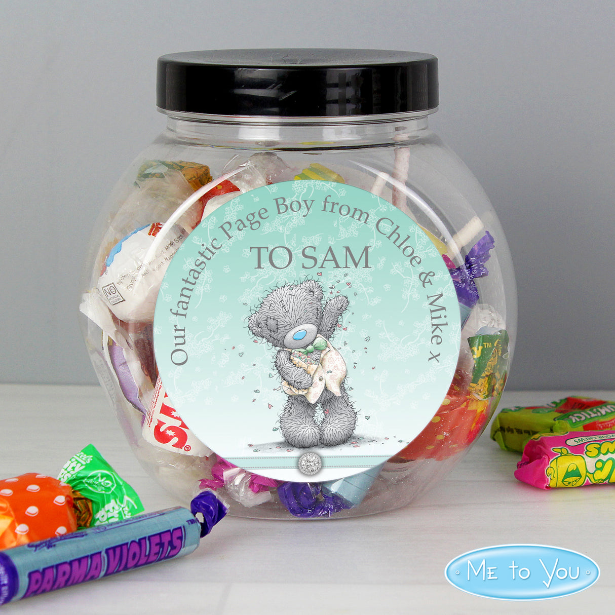Personalised Me To You Pageboy Wedding Sweets - Shop Sweets At Gift Moments - 1