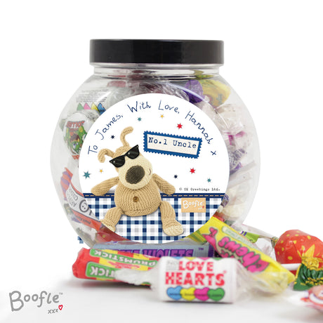Personalised Boofle Stars Sweet Jar - Shop Sweets At Gift Moments - 2