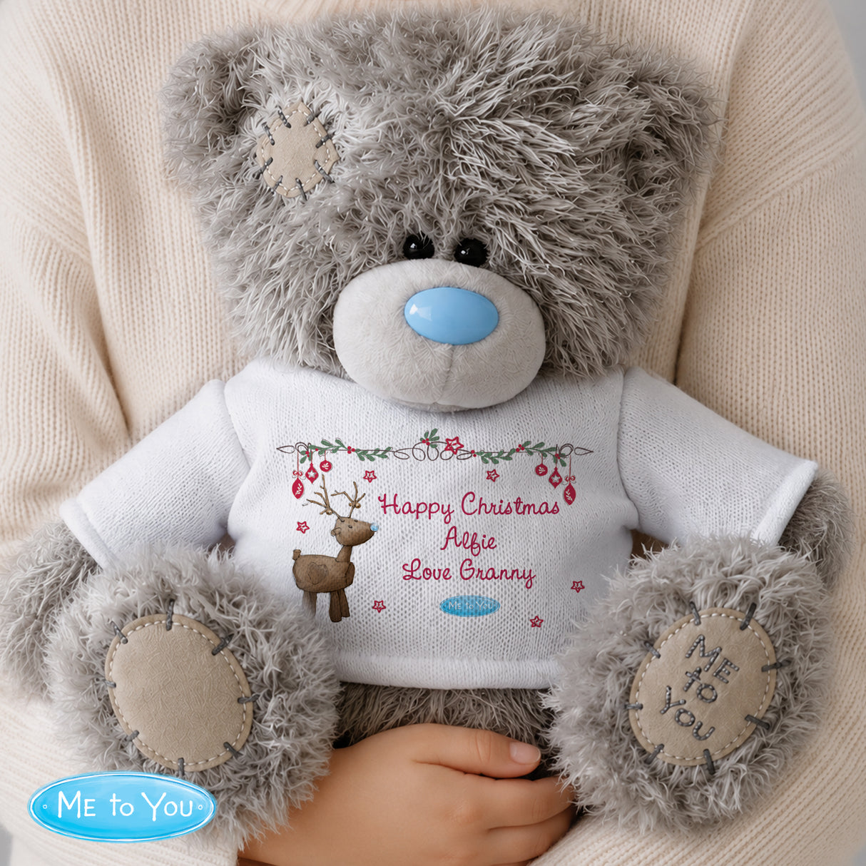 Personalised Me To You Bear Reindeer - Shop Teddy Bears & Soft Toys At Gift Moments - 1