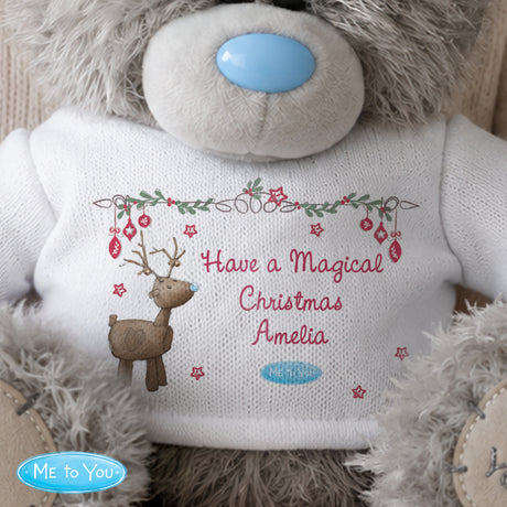 Personalised Me To You Bear Reindeer - Shop Teddy Bears & Soft Toys At Gift Moments - 3